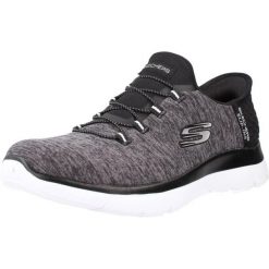 Buty Summits - Dazzling Haze Rozmiar 39 - 149937-BKW Szary. Czarne obuwie sportowe Skechers, z dzianiny, bez zapięcia. Za 249.99 zł.