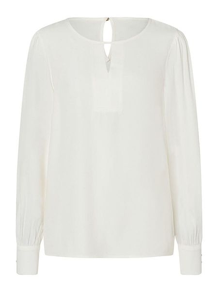 More & More Bluzka w kolorze białym rozmiar: 44. Białe bluzki More & More, s, bez wzorów, z wiskozy, klasyczne, bez kołnierzyka, bez ramiączek. Za 82.99 zł.