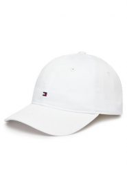 Tommy Hilfiger Czapka z daszkiem Th Flag Soft 6 Panel Cap AW0AW17781 Biały. Białe czapki TOMMY HILFIGER, bez wzorów, z bawełny. Za 169.99 zł.