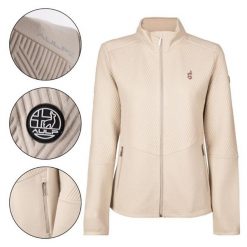 Bluza polarowa damska AULP SIMIX oddychająca. Brązowe bluzy Aulp, bez wzorów, z polaru, bez kaptura. Za 329.99 zł.