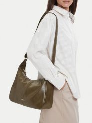 Lasocki Torebka CEO-LSK-L-015-10 Khaki. Brązowe listonoszki Lasocki, bez wzorów, ze skóry, bez dodatków. Za 149.99 zł.