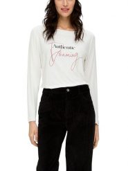 S.Oliver Koszulka w kolorze białym rozmiar: 36. Białe bluzki S.Oliver, s, bez wzorów, bez kołnierzyka, bez ramiączek. Za 78.99 zł.