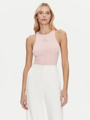 Guess Top W5GP57 KCV52 Różowy Slim Fit. Czerwone topy Guess, l, z aplikacjami, z syntetyku, bez kołnierzyka, bez ramiączek. Za 139.99 zł.