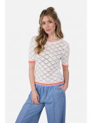 LIEBLINGSSTÜCK Sweter "Aja" w kolorze białym rozmiar: 36. Białe swetry LIEBLINGSSTÜCK, bez wzorów, z bawełny, bez ramiączek. Za 223.99 zł.