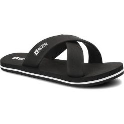 Czarne Klapki Big Star Modne Buty Na Lato. Czarne klapki Big Star, z aplikacjami, ze skóry ekologicznej, bez obcasa. Za 109.00 zł.