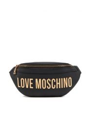 LOVE MOSCHINO Saszetka nerka JC4195PP1MKD0000 Czarny. Czarne torebki klasyczne Love Moschino, bez wzorów, ze skóry, bez dodatków. Za 539.99 zł.