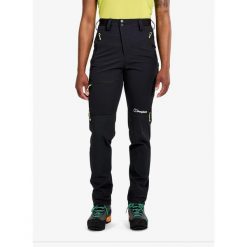 Spodnie softshell damskie Berghaus MTN Guide Alpine Pant. Czarne spodnie narciarskie Berghaus, bez wzorów, z softshellu, trekkingowe. Za 642.39 zł.