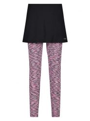 CMP Legginsy sportowe 2w1 w kolorze jasnoróżowo-czarnym rozmiar: 42. Czarne legginsy sportowe CMP, bez wzorów, z materiału, outdoorowe. Za 174.45 zł.