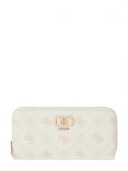 Guess Portfel Emelie Logo Slg SWGP99 28146 Kremowy. Białe portfele Guess, z aplikacjami, ze skóry. Za 264.99 zł.