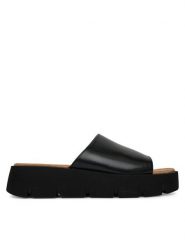 JENNY Klapki HY2318-01 Czarny. Czarne klapki Jenny, bez wzorów, z materiału, bez obcasa. Za 139.99 zł.
