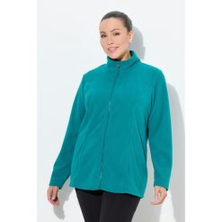 Damskie Bluza polarowa system modułowy do wpinania z recyklingu. Zielone bluzy sportowe Ulla Popken, plus size, bez wzorów, z materiału, bez kaptura. Za 195.99 zł.