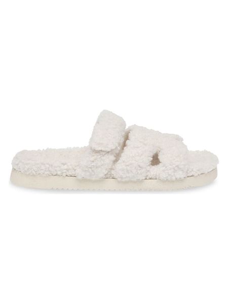 Steve Madden Klapki w kolorze białym rozmiar: 37. Białe klapki Steve Madden, bez wzorów, z otwartym noskiem, bez obcasa. Za 186.19 zł.