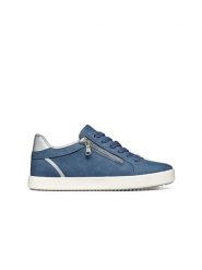 Geox Sneakersy "Blomiee" w kolorze niebiesko-srebrnym rozmiar: 36. Niebieskie trampki Geox, bez wzorów, bez zapięcia. Za 105.38 zł.