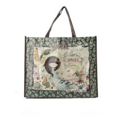 Zielona Stylowa Damska Torba Na Zakupy Anekke. Zielone shopper Anekke, bez wzorów, z materiału, eleganckie, bez dodatków. Za 29.99 zł.