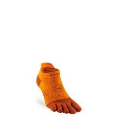 Skarpety do biegania Injinji Run Lightweight No-Show. Brązowe skarpety Injinji, bez wzorów. Za 50.99 zł.