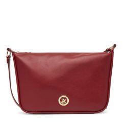 Torebka Beverly Hills Polo Club. Czerwone listonoszki Beverly Hills Polo Club, bez wzorów, bez dodatków. Za 159.99 zł.