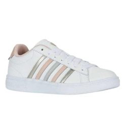 Damskie Buty Sportowe Court Tiebreak II. Białe trekkingi K-SWISS, z gumy, trekkingowe. Za 288.00 zł.