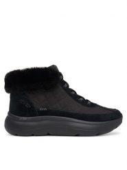 Skechers Trzewiki On-The-Go Encore - Cozy Fit Maisie 144844/BBK Czarny. Czarne botki Skechers, bez wzorów, z materiału, bez obcasa, na płaskiej podeszwie, bez zapięcia. Za 359.99 zł.