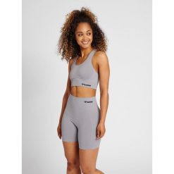 Damski bezszwowy biustonosz sportowy Hummel Tif. Fioletowe bielizna sportowa Hummel, l, bez wzorów. Za 118.50 zł.