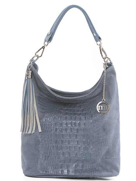 Mia Tomazzi Skórzana torebka "Rozzano" w kolorze niebieskim - 26 x 12 x 28 cm rozmiar: onesize. Niebieskie torby na ramię Mia Tomazzi, bez wzorów, z materiału, na ramię, bez dodatków. Za 217.99 zł.