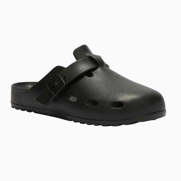 Klapki Scholl Bahia EVA. Czarne klapki Scholl, bez wzorów, z materiału, bez obcasa. Za 189.99 zł.