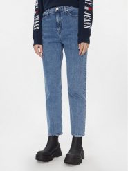 Tommy Jeans Jeansy Julie DW0DW17491 Niebieski Straight Fit. Niebieskie jeansy Tommy Jeans, bez wzorów. Za 249.99 zł.