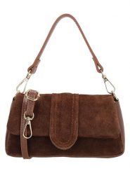 Charm Skórzana torebka w kolorze brązowym - 19 x 10 x 5 cm rozmiar: onesize. Brązowe torby na ramię Charm, bez wzorów, z materiału, na ramię, bez dodatków. Za 108.99 zł.