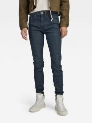G-Star Dżinsy - Skinny fit - w kolorze granatowym rozmiar: W25/L30. Niebieskie jeansy G-Star, l, z aplikacjami. Za 246.53 zł.
