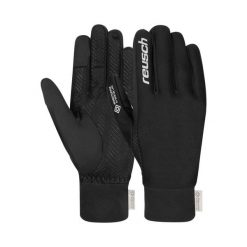 Rękawice narciarskie Reusch Karayel Windstopper® Touch-Tec. Czarne rękawiczki REUSCH, bez wzorów, sportowe. Za 208.98 zł.
