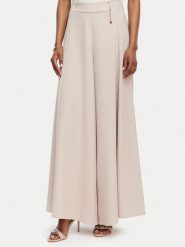 Rinascimento Spodnie palazzo CFC0020285002 Beżowy Wide Leg. Brązowe spodnie materiałowe Rinascimento, s, bez wzorów, z materiału. Za 609.99 zł.