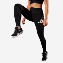 Legginsy fitness damskie ADIDAS. Legginsy Adidas, m, bez wzorów, z elastanu, z podwyższonym stanem, długie. Za 129.99 zł.