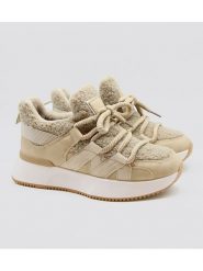 Belucci Sneakersy w kolorze beżowym rozmiar: 38. Brązowe trampki Belucci, bez wzorów, bez zapięcia. Za 144.95 zł.