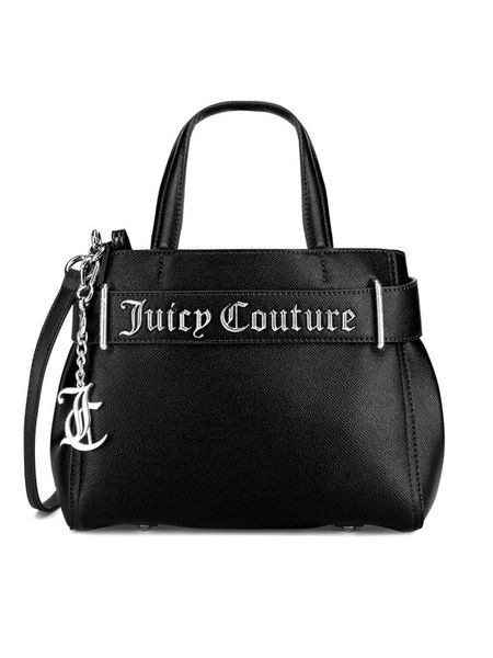 Juicy Couture Torebka CEO-BIJXT3090WVP Czarny. Czarne torebki klasyczne Juicy Couture, bez wzorów, z tworzywa sztucznego, bez dodatków. Za 349.99 zł.