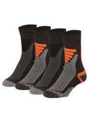 Skarpety trekkingowe Coolmax® do łydki 4 pary – Zielony. Zielone skarpety XTREME SOCKSWEAR, bez wzorów, z bawełny. Za 173.56 zł.