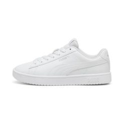 BUTY sportowe PUMA RICKIE 394252-08 skóra ekologiczna białe trampki 39. Białe obuwie sportowe Puma, z materiału, bez zapięcia, trekkingowe. Za 241.00 zł.