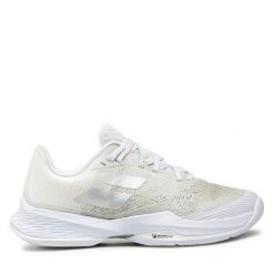 Buty do tenisa Babolat. Szare obuwie sportowe BABOLAT, bez zapięcia, tenisowe. Za 369.99 zł.