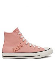 Converse Trampki Chuck Taylor All Star Crafted Laces A12577C Różowy. Czerwone trampki Converse, bez wzorów, z materiału, bez zapięcia. Za 219.99 zł.