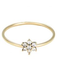 OR ÉCLAT Złoty pierścionek "Aster" z cyrkoniami rozmiar: 58. Żółte pierścionki OR ÉCLAT, z cyrkonią, złote. Za 434.99 zł.