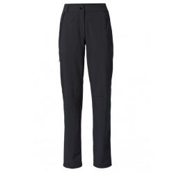 Spodnie turystyczne damskie Vaude Farley Stretch Pants III. Czarne spodnie narciarskie Vaude, bez wzorów, z materiału, narciarskie. Za 529.90 zł.