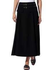 Heine Spódnica w kolorze czarnym rozmiar: 40. Czarne spódnice Heine, bez wzorów, ze skóry, midi. Za 131.43 zł.
