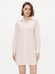 Lauren Ralph Lauren Koszula nocna ILN32305 Różowy. Czerwone koszule nocne Lauren Ralph Lauren, xl, bez wzorów, z bawełny, bez ramiączek. Za 249.99 zł.