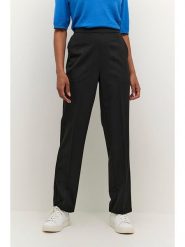 Kaffe Spodnie "Sakura" w kolorze czarnym rozmiar: 46. Czarne spodnie materiałowe Kaffe, na co dzień, bez wzorów, z materiału. Za 132.67 zł.