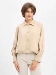 Someday Marynarka - Nayomi Kobiety Sztuczne włókno beżowy, 40. Brązowe marynarki i żakiety someday., bez wzorów, z włókna, klasyczne. Za 479.95 zł.