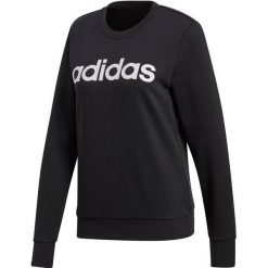 Bluza damska adidas W Essentials Linear Sweat czarna DP2363. Czarne bluzy Adidas, xs, bez wzorów, z bawełny, bez kaptura. Za 169.00 zł.