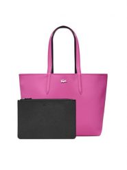 Lacoste Torebka NF2142AA Czarny. Czarne torebki klasyczne Lacoste, bez wzorów, ze skóry, bez dodatków. Za 599.99 zł.