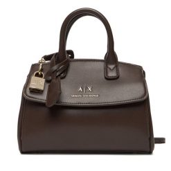 Torebka Armani Exchange. Brązowe torebki klasyczne Armani Exchange, bez wzorów, bez dodatków. Za 619.99 zł.