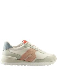 Högl Skórzane sneakersy "Tony" w kolorze błękitno-beżowym rozmiar: 39. Brązowe trampki Högl, bez wzorów, bez zapięcia. Za 423.45 zł.