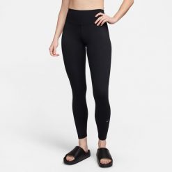 Legginsy Kobieta Nike High-Waisted Leffing czarny. Czarne legginsy Nike, l, bez wzorów, z elastanu. Za 329.99 zł.