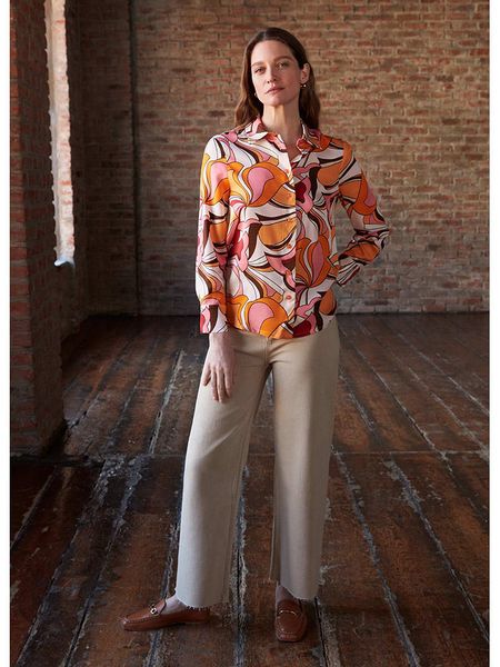 STEFANEL Dżinsy - Comfort fit - w kolorze beżowym rozmiar: 44. Brązowe jeansy Stefanel, bez wzorów, z podwyższonym stanem. Za 131.12 zł.