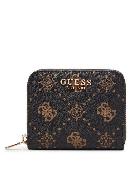 Guess Portfel Carrie Logo Slg SWGP98 98137 Brązowy. Brązowe portfele Guess, z aplikacjami, ze skóry. Za 219.99 zł.